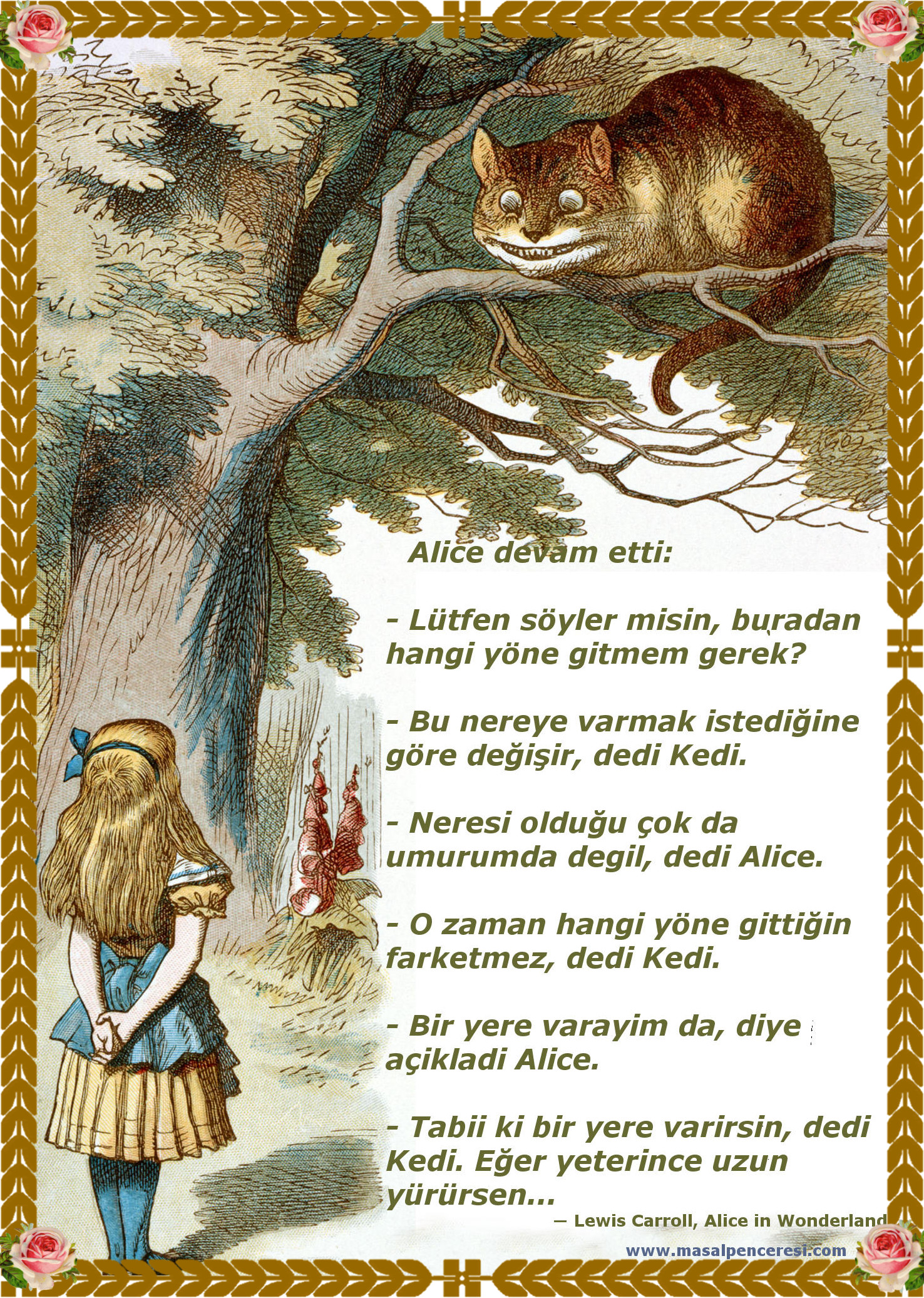 Alice and the Cheshire Cat